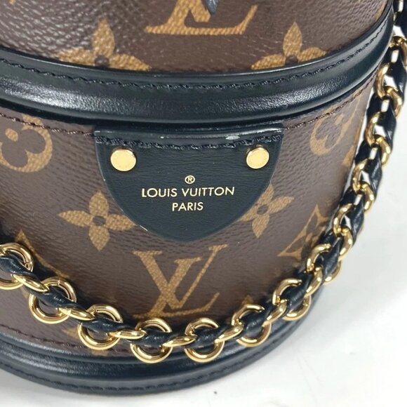LOUIS VUITTON M83480 Monogram Kanoe Hand Bag Drawstring Pouch Chain Shoulder Bag - Picture 11 of 15